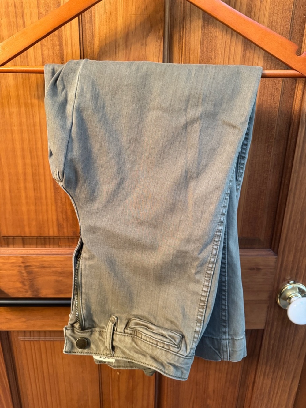 Oat New York Wide Leg Pants in Light Olive
